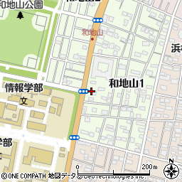 クリエール静岡大学前周辺の地図