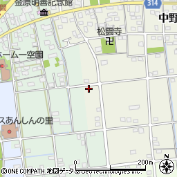 静岡県浜松市中央区中野町4267周辺の地図