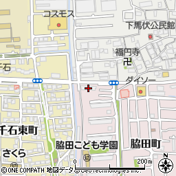 たこ焼あほや門真　脇田町店周辺の地図