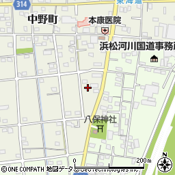 静岡県浜松市中央区中野町4226周辺の地図