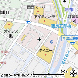 兵庫県西宮市浜松原町周辺の地図