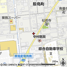 静岡県浜松市中央区原島町624周辺の地図