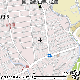 兵庫県神戸市東灘区御影山手4丁目6周辺の地図