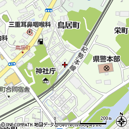 三重県津市鳥居町241周辺の地図