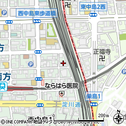阪栄周辺の地図