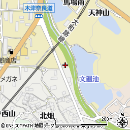 京都府木津川市木津奈良道97周辺の地図