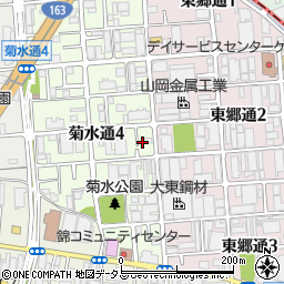 大阪府守口市菊水通4丁目13周辺の地図