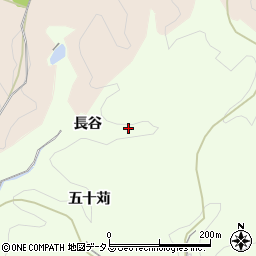 京都府木津川市加茂町岩船長谷周辺の地図