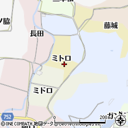 京都府木津川市加茂町東小上ミトロ周辺の地図