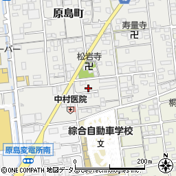 静岡県浜松市中央区原島町64周辺の地図