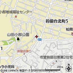 ケア２１ 神戸北周辺の地図