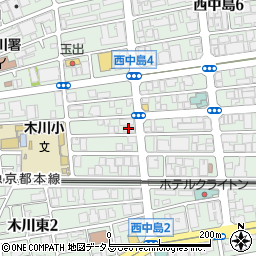 サンスクエア新大阪周辺の地図