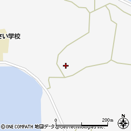 愛知県西尾市一色町佐久島江名周辺の地図