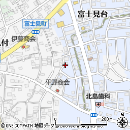 〒438-0088 静岡県磐田市富士見台の地図