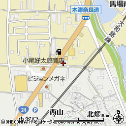 京都府木津川市木津奈良道79周辺の地図