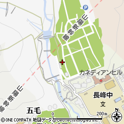 兵庫県神戸市灘区大石長峰山周辺の地図