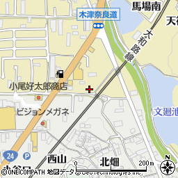 京都府木津川市木津奈良道85周辺の地図