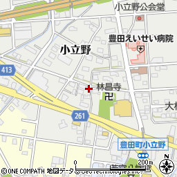 静岡県磐田市小立野228周辺の地図