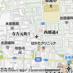 大阪府守口市西郷通4丁目周辺の地図