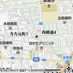 大阪府守口市西郷通4丁目11周辺の地図