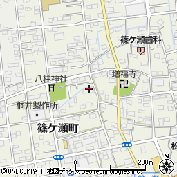 静岡県浜松市中央区篠ケ瀬町889周辺の地図