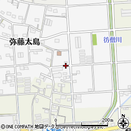 静岡県磐田市弥藤太島周辺の地図