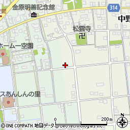 静岡県浜松市中央区中野町4105周辺の地図
