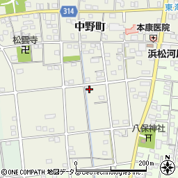 静岡県浜松市中央区中野町4244周辺の地図