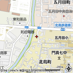 堤根神社周辺の地図