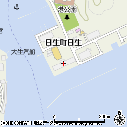 ポプラ日生漁協しおじ店周辺の地図