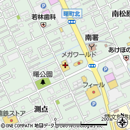 ココカラファインあけぼの店周辺の地図