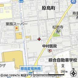 静岡県浜松市中央区原島町594周辺の地図