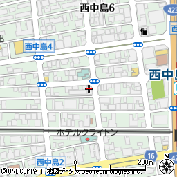 株式会社九州ハセック　大阪営業所周辺の地図