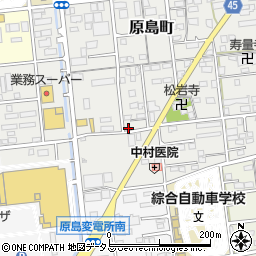 静岡県浜松市中央区原島町595周辺の地図