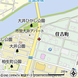 三重県津市住吉町9-21周辺の地図