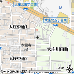 兵庫県尼崎市大庄川田町21周辺の地図