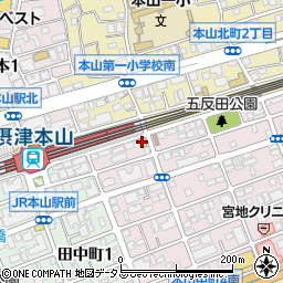 セブンイレブン神戸本山中町４丁目店周辺の地図