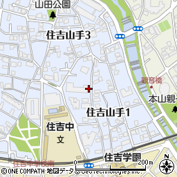小坂山公園周辺の地図