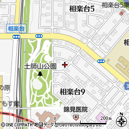 京都府木津川市相楽台9丁目10-6周辺の地図