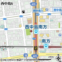 ファミリーマート地下鉄南方駅前店周辺の地図