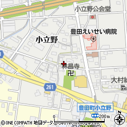 静岡県磐田市小立野223周辺の地図