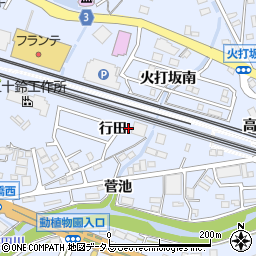 愛知県豊橋市大岩町行田3-2周辺の地図