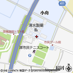 三重県津市小舟281周辺の地図
