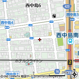 株式会社東京理工舎　大阪営業所周辺の地図