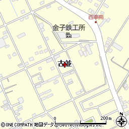 愛知県豊橋市西幸町古並周辺の地図