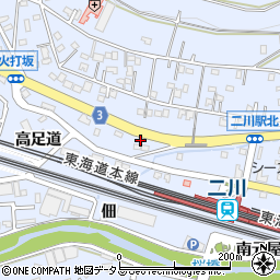 開拓塾二川校周辺の地図