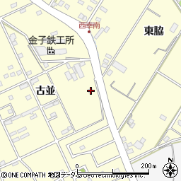 愛知県豊橋市西幸町古並131周辺の地図