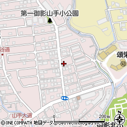 兵庫県神戸市東灘区御影山手4丁目8-7周辺の地図