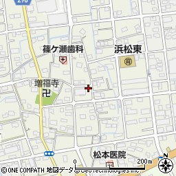 静岡県浜松市中央区篠ケ瀬町633周辺の地図