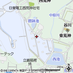 愛知県豊橋市雲谷町上ノ山424周辺の地図